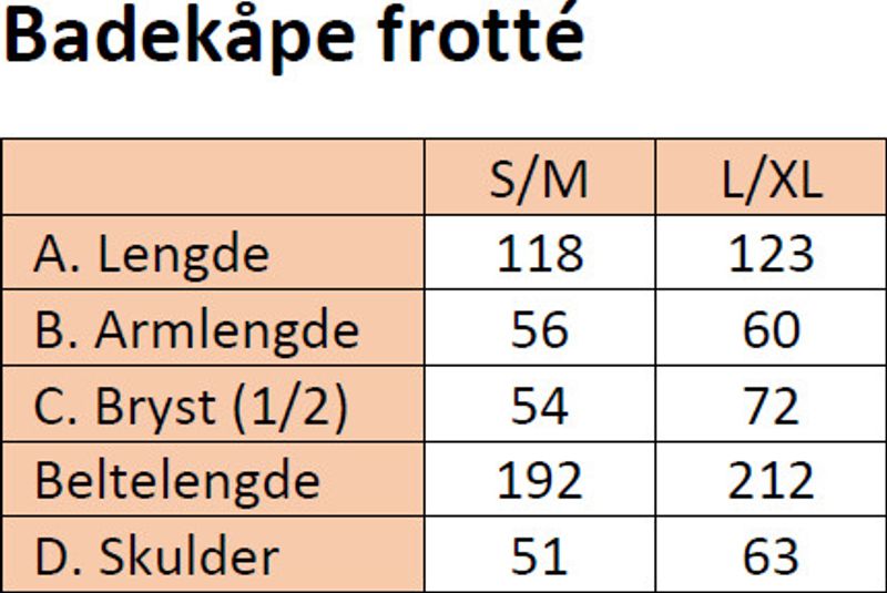 Halvor Bakke Clifton Badekåpe S/M