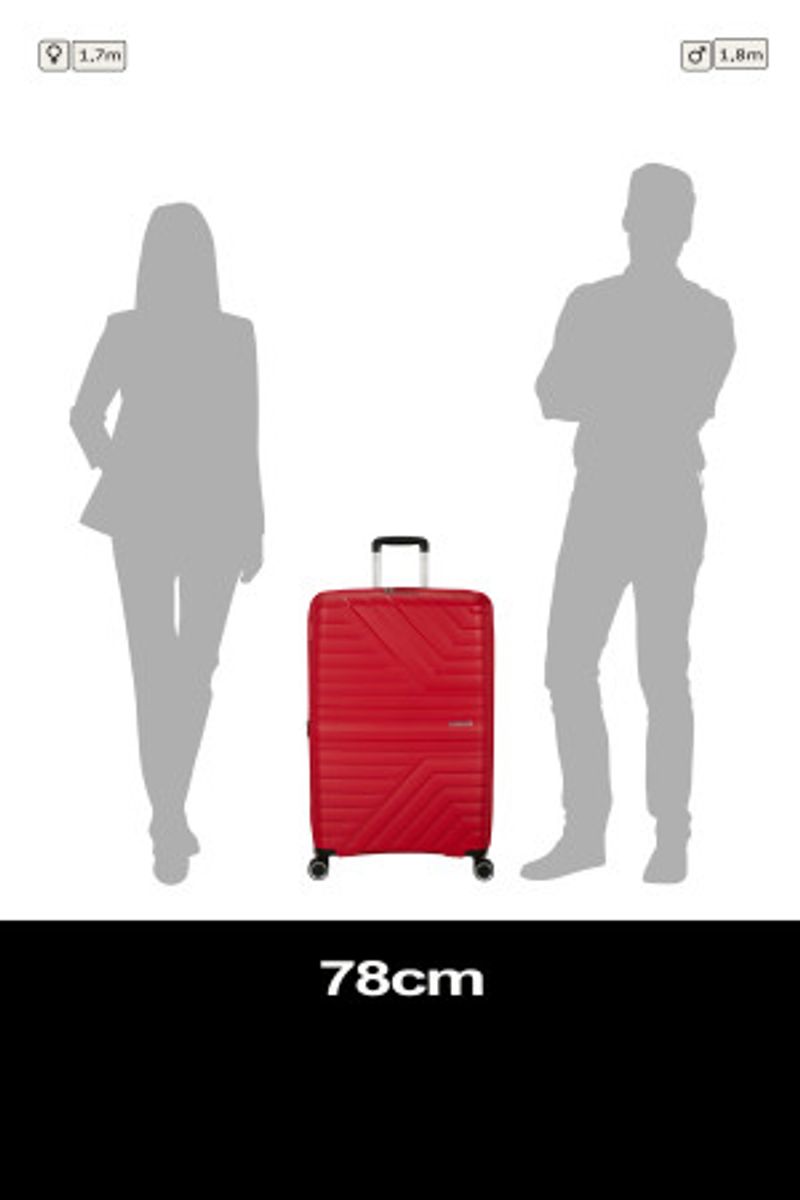 American Tourister Flytwist stor koffert 78 cm – True Red
