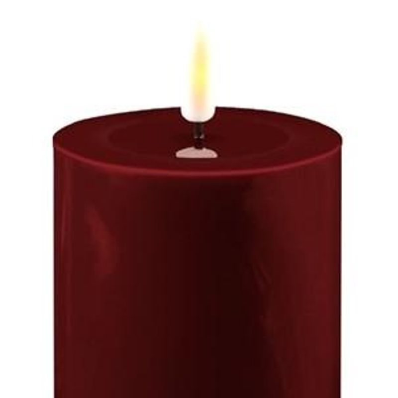 Deluxe Homeart Bourgogne LED Kubbelys 7,5 x 15 cm